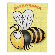 Ilustracion de personalizado de abejas alegres