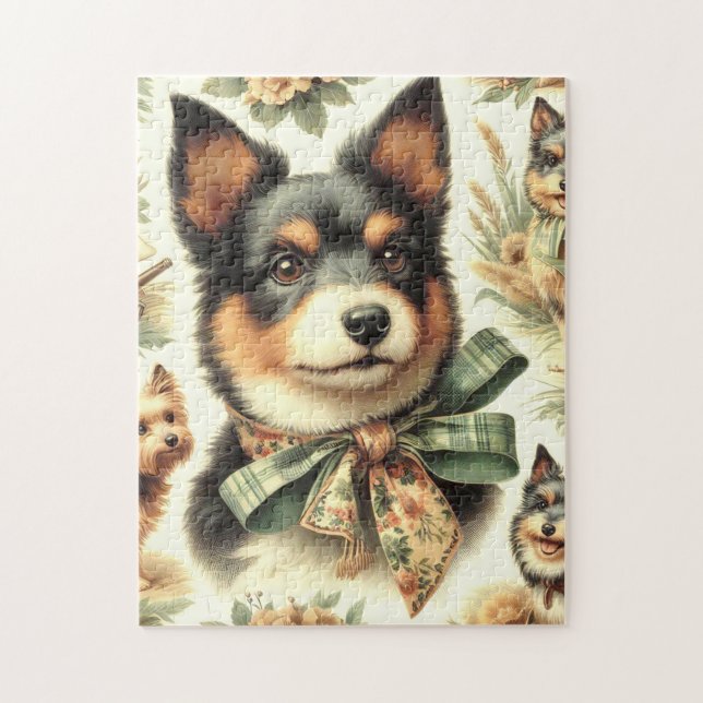 Puzzle Ilustracion de pintura de territorios australianos (Vertical)