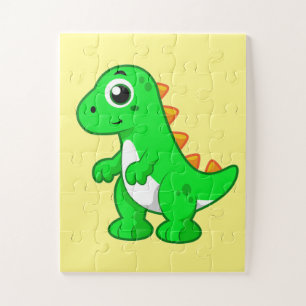 Puzzle Ilustracion De Tirano Rex.