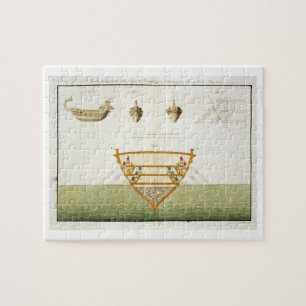 Puzzle Ilustracion de un Polyreme romano, placa 26, clase