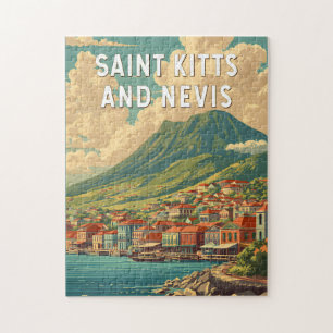 Puzzle Ilustración de viaje de arte de San Cristóbal y Ni