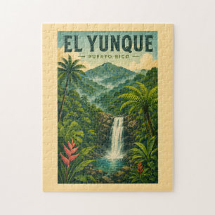 Puzzle Ilustración del Bosque Nacional El Yunque Puerto R