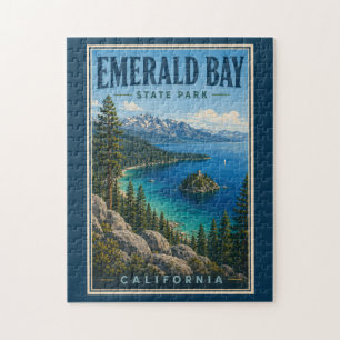 Puzzle Ilustración del Parque Estatal Emerald Bay Califor