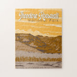 Puzzle Ilustracion del Parque Nacional Theodore Roosevelt<br><div class="desc">Diseño artístico vectorial Theodore Roosevelt. El parque es un parque nacional estadounidense que comprende tres zonas de tierras bajas separadas geográficamente en el oeste de Dakota del Norte.</div>
