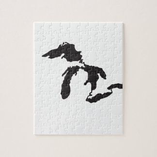 Puzzle Ilustracion del personalizado de Great Lakes