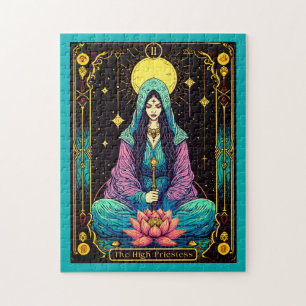 Puzzle Ilustración del Tarot, la Sumo Sacerdotisa