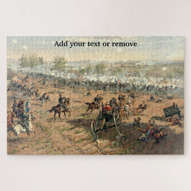 Puzzle Ilustracion detallado de la "Batalla de Gettysburg (Horizontal)