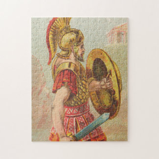 Puzzle Ilustracion espartano griego antiguo (1887)