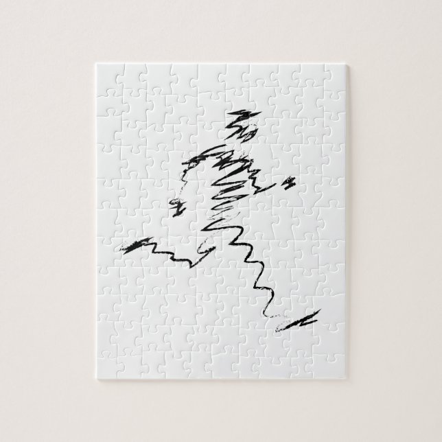 Puzzle Ilustracion fresco del corredor (Vertical)