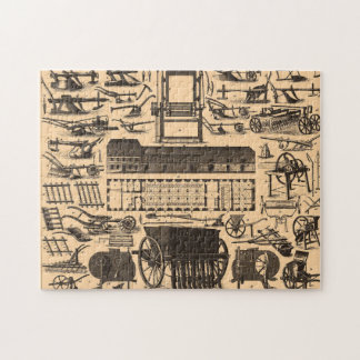 Puzzle Ilustracion histórico de equipamiento agrícola (19