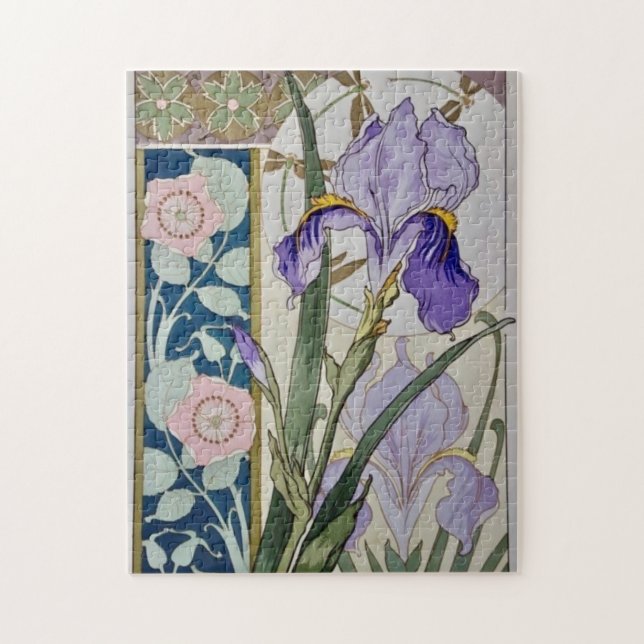 Puzzle Ilustracion Iris Vintage (Vertical)