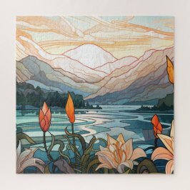 Puzzle ilustracion natural de 20" x 20", 676 piezas