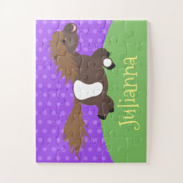 Puzzle Ilustracion personalizado de Cute feliz Shetland p