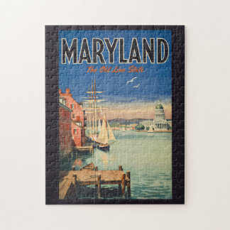Puzzle Ilustración pintoresca de viaje por Annapolis Mary