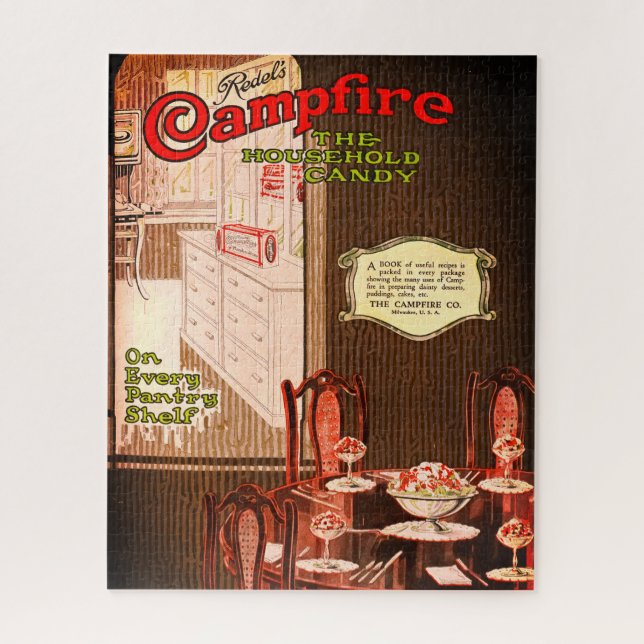 Puzzle Ilustracion publicitario de Guay Vintage Magazine (Vertical)