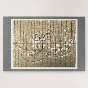 Puzzle Ilustracion sepia de candelabro misterioso