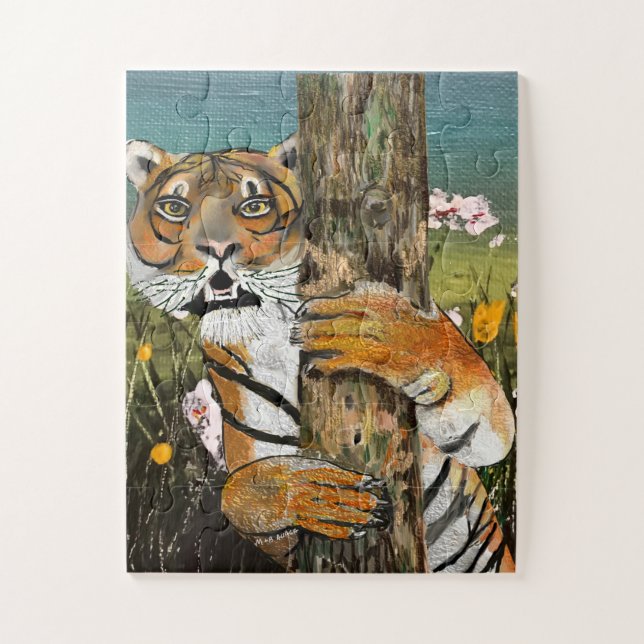 Puzzle Ilustracion Tai Chi Tiger (Vertical)