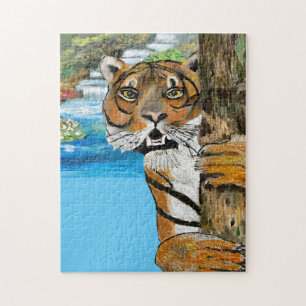 Puzzle Ilustracion Tai Chi Tiger