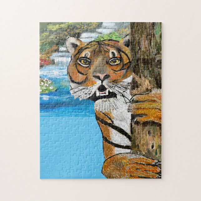 Puzzle Ilustracion Tai Chi Tiger (Vertical)