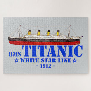 Puzzle ILUSTRACION Titanic RMS - Línea Estrella Blanca 19