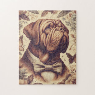 Puzzle Ilustracion Viejo de Burdeos
