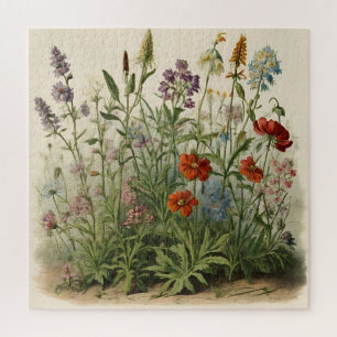 Puzzle Ilustracion Wildflowers