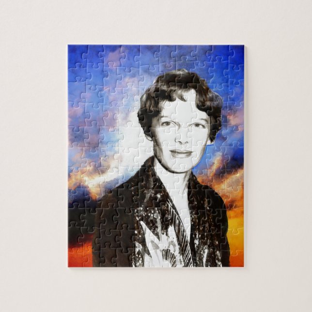 Puzzle Ilustraciones de Amelia Earhart (Vertical)