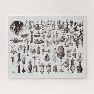 Puzzle Ilustraciones franceses de alumbrado de gas