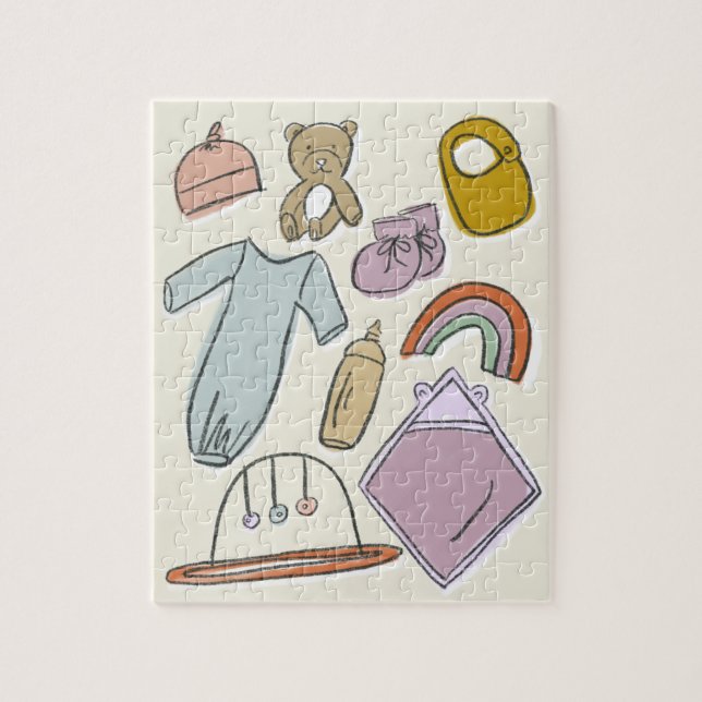 Puzzle Ilustraciones recién nacidos (Vertical)