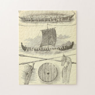 Puzzle Ilustraciones y ilustraciones de Vikingos del