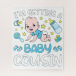 Puzzle I'm Getting A Baby Cousin Boy Gender Reveal<br><div class="desc">I'm Getting A Baby Cousin Boy Funny Gender Reveal Baby Shower Funny design Gift Puzzle with Gift Box Classic Collection.</div>