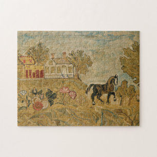 Puzzle Imagen de caballo antiguo vintage