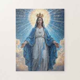 Puzzle Imagen de la Virgen María Bendita