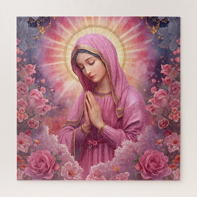 Puzzle Imagen de la Virgen María Bendita (Vertical)
