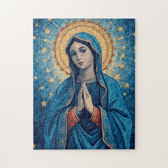 Puzzle Imagen de la Virgen María Bendita (Vertical)
