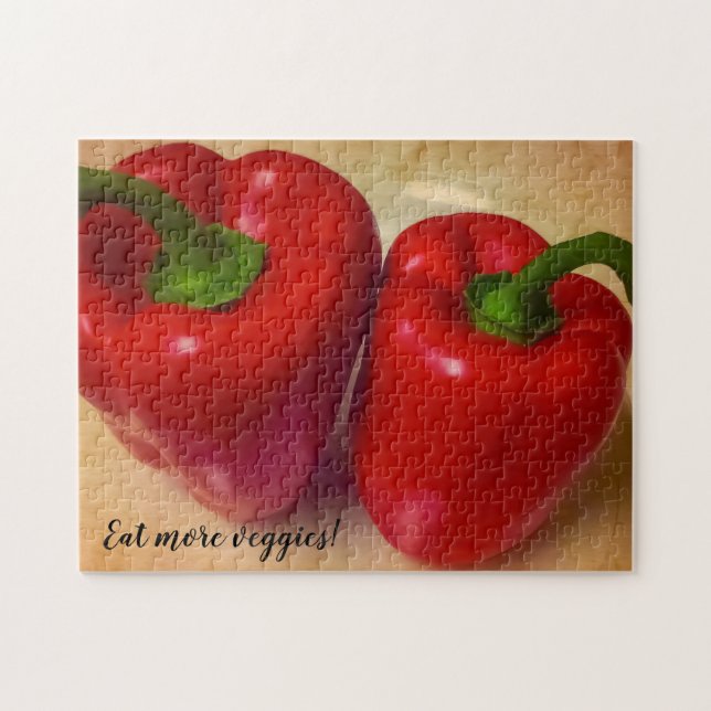 Puzzle Imagen de Peppers Rojos Perfectos (Horizontal)