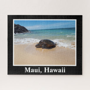 Puzzle Imagen de tortuga marina de Maui Hawaii Naturaleza