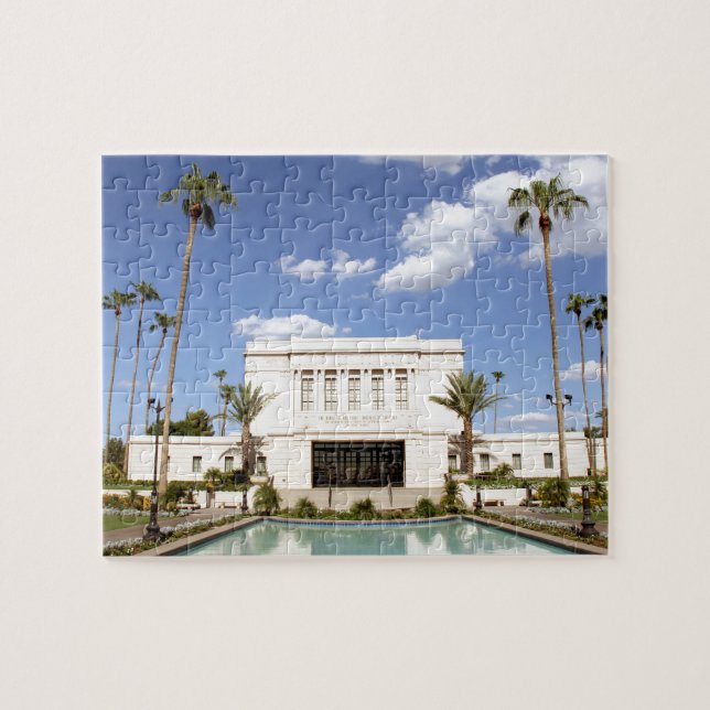 Puzzle imagen del templo mormón de mesa arizona (Horizontal)