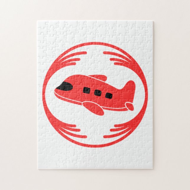 Puzzle Imagen divertida en medio de un diseño divertido (Vertical)