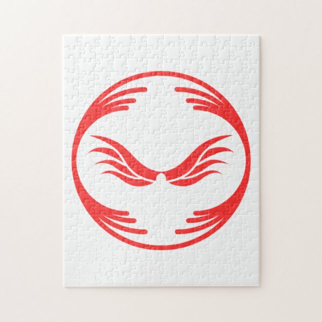 Puzzle Imagen divertida en medio de un diseño divertido (Vertical)