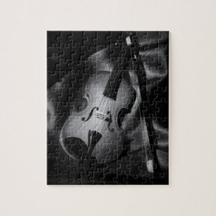 Puzzle Imagen en blanco y negro de una viola