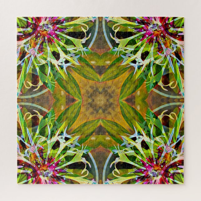 Puzzle Imagen floral de soltero (Vertical)