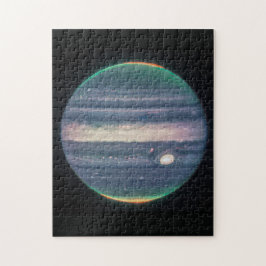 Puzzle Imagen JWST del planeta Júpiter en infrarrojos