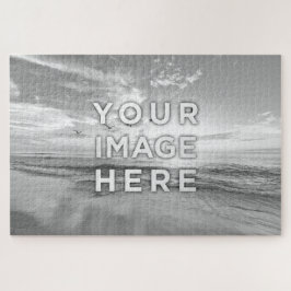 Puzzle Imagen Personalizado monocroma de más de 20" x 30"