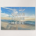 Puzzle Imagen Personalizado personalizada de más de 20" x<br><div class="desc">Sube tu foto y crea tu rompecabezas personalizado! Haga de su juego perfecto y relajante para amigos, pareja, niños, tiempo familiar y construya juntos su mejor decoración. ¿Quieres comprar este paisaje de playa con gaviotas? Esta increíble foto de Frank Mckenna hecha en San Diego, Estados Unidos, está disponible. Simplemente haga...</div>