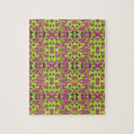 Puzzle Imagen PSICODELIC PINK FLAMINGO PUZZCE Mirror