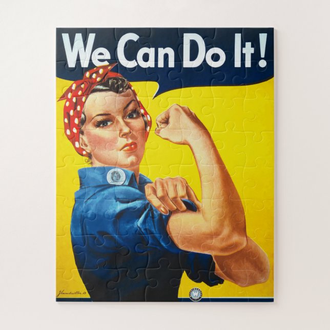 Puzzle Imagen Vintage De Rosie The Riveter (Vertical)