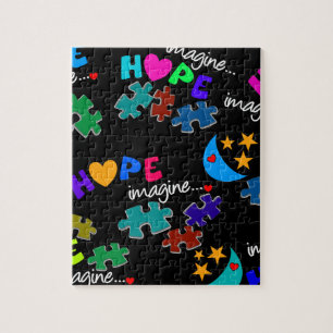 Puzzle Imaginen enigma de autismo