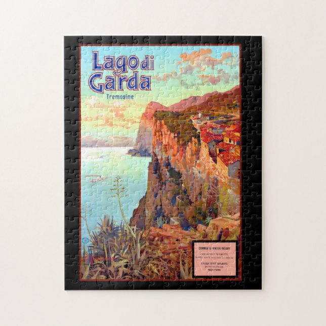 Puzzle Imán del Lago de Garda (Vertical)