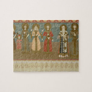 Puzzle Imereth: frescos del monasterio de Gelati, placa